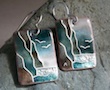 seascape enamel brooch